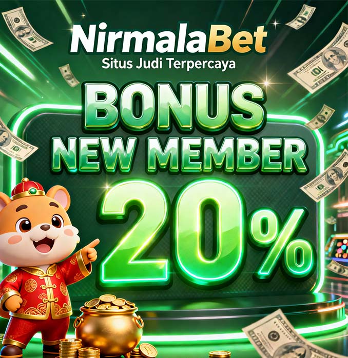 Nirmalabet Judi Slot Online Terpercaya Bonus New Member Besar